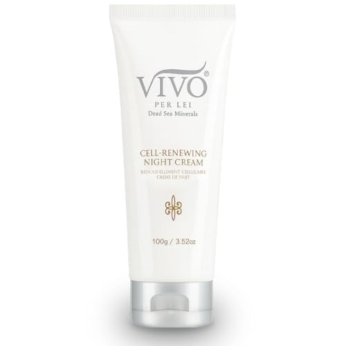 Vivo Per Lei Dead Sea Night Cream - Anti Aging Night Cream for Face - 3.52 Fl.Oz - Pack of 3
