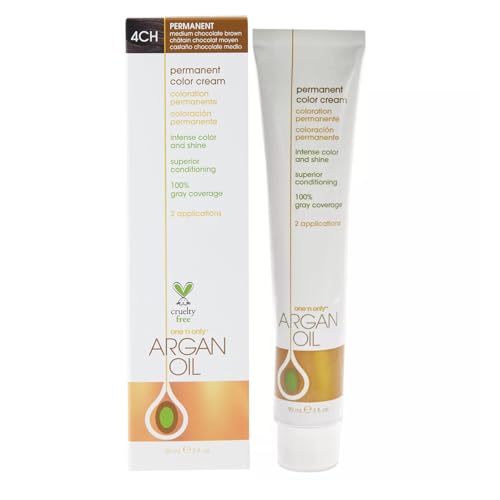 One n Only Argan Oil Permanent Color Cream - 5NN Rich Natural Light Brown Hair Color Unisex 3 oz