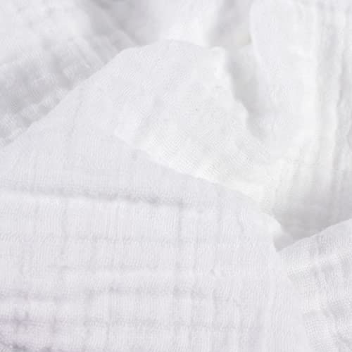 Body Linen Muslin Facial Cloths for Professional or Home Use. Super Soft 100% Cotton Muslin Weave. Perfect for Applying, Covering and Removing Facial Moisturizers and Creams - 8 Pack