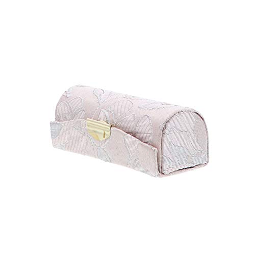 Peach Elegant Ladies Lipstick Case with Mirror Purse Holder Set of 6