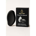 Crystal Hair Eraser Reusable Nano-Glass Hair Remover & Exfoliator for Men & Women | Painless Physical Epilator Stone for Smooth, Silky Skin (Black)
