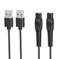 Qjin USB Charging Cable for Philips Norelco Shaver i9000 2400 3900 Series, Head Shaver Pro 7000 9000 & OneBlade 360, Power Cord Compatible with X9000 XP9402 X3001 S3341 HS7980 HS9980 QP2724 QP6552