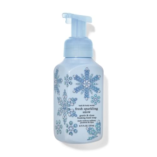 Bath & Body Works Fresh Sparkling Snow Gentle Foaming Hand Soap 8.75 Fl Oz - Triclosan Free