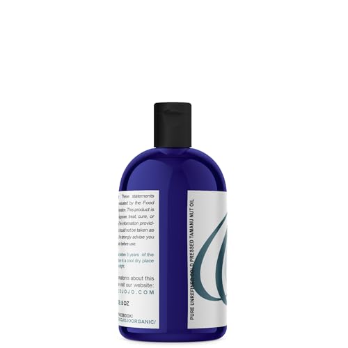 Dr Joe Lab Tamanu Oil 8 oz Pure Natural Cold Pressed Unrefined Extra Virgin Tamanu Nut Oil - for Hair Skin Body Nail and Beard - Moisturizing, Soothing, Hydrating, & Nourishing