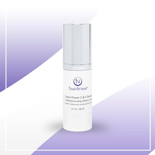 Professional Grade Super C & E Serum for Glowing Skin ? Stabilized, Non-Stinging Vitamin C Formula ? Vegan, Cruelty-Free, Anti-Dullness Face Serum ? 1 oz