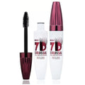 7D Waterproof Volume Mascara, Black Lengthening Thickening Softer Fuller Lashes Mascara,Long Lasting Natural Curling Lashes for Professional Eye Makeup, for Women and Girls (1Pcs)
