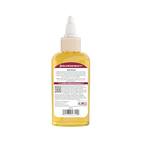 Hollywood Beauty Batana Oil for Hair, Scalp and Skin (2 fl oz)