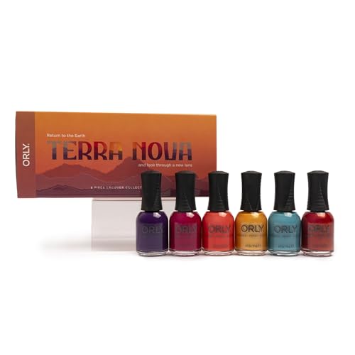 Orly Nail Polish Terra Nova Collection | Vibrant, Jewel-toned Fall Nail Shades (6Pix, Collection Set)