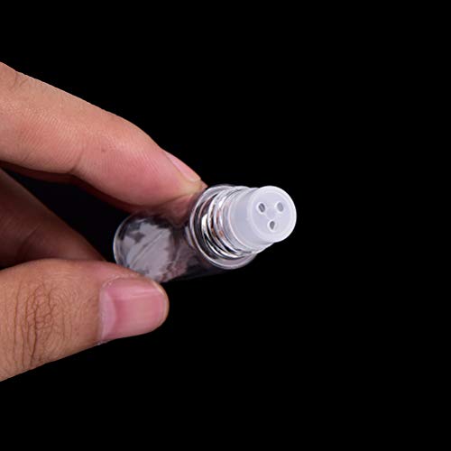 20Pcs Mini Clear 3ml Loose Powder Container Plastic Bottle Empty Cosmetic Sifter Loose Powder Jars Container Refillable Bottle