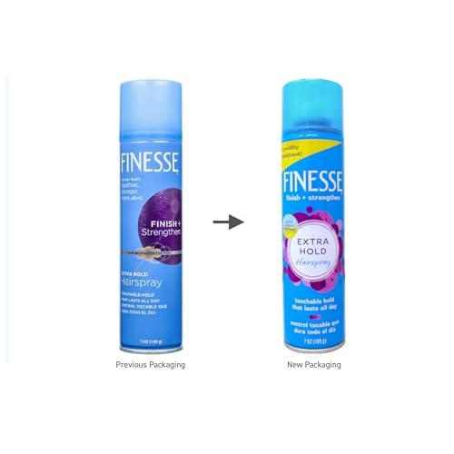 Finesse Extra Hold Hairspray with Active Proteins, Touchable All-Day Control, Humidity Resistant, 7 oz