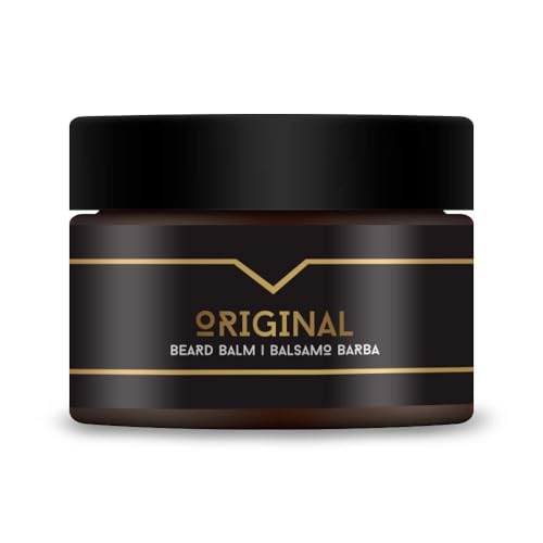 The Goodfellas' smile Conditioning and Softening Beard Balm 1.7 oz - Made in Italy with Shea Buter & Jojoba Oil -(Original Wood & Whiskey)
