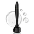 Derma Roller Microneedling Roller Stamp for Home Use Men Women Micro Needling Roller Stamp 0.25mm Black