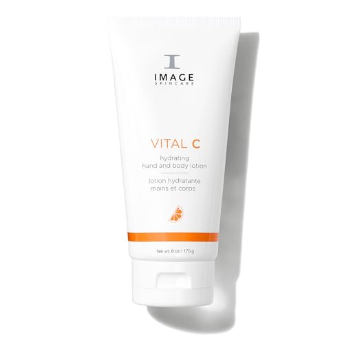 IMAGE Skincare, VITAL C Hydrating Hand and Body Lotion, Brightening and Moisturizing with Vitamin C, Shea Butter and Hyaluronic Acid, 6 oz