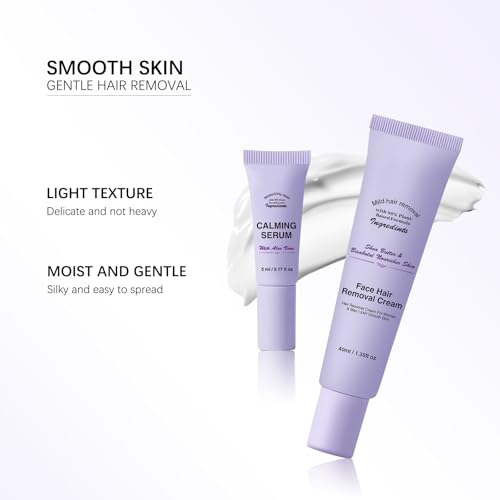 Body Hair Removal Cream Set with Spatula Applicator, Hair Removal Cream for Sensitive Skin, Gentle Formula, Gentle and Safe for Sensitive Skin, Unisex