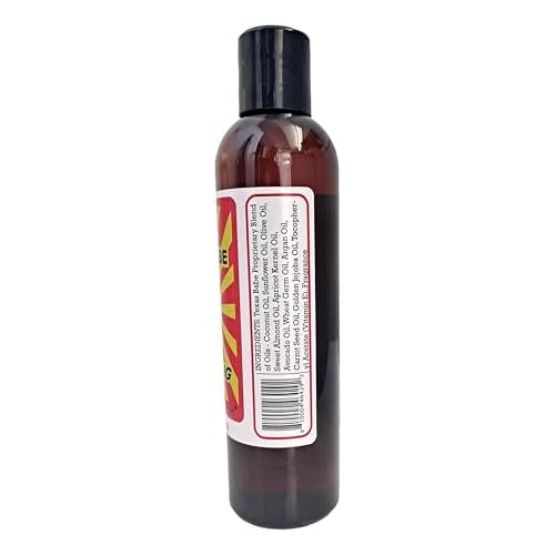 Texas Babe Tanning Oil Original 8 oz ? Natural Outdoor Tanning Oil, No Mineral Oil, No SPF, Made in Texas