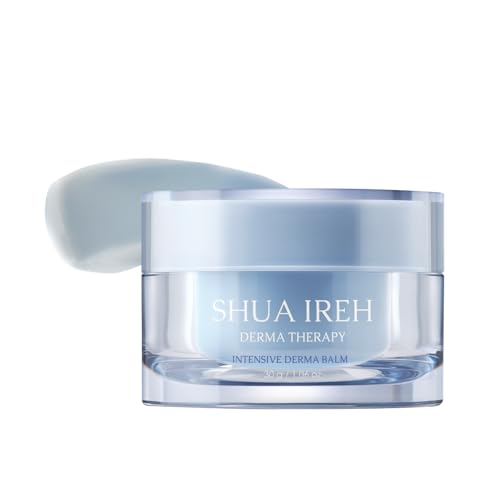 Intensive Derma Balm - Panthenol & Ectoin Barrier Repair Cream - Korean Moisturizing Balm with Collagen Peptides & Azulene for Sensitive Skin Relief & Intensive Calming, 1.06 oz.