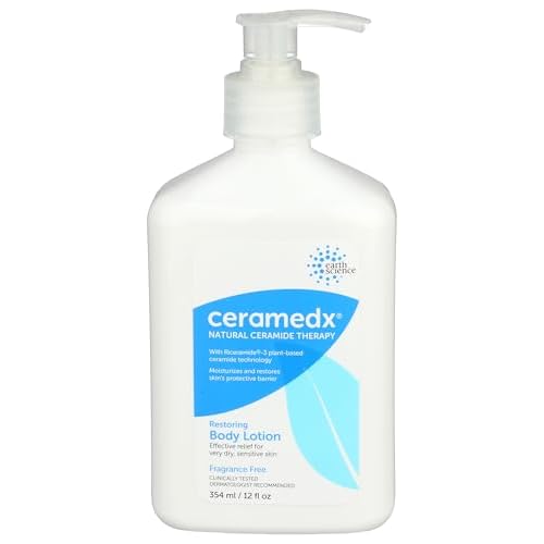 Ceramedx - Restoring Body Lotion | Natural Ceramide Lotion for Dry, Sensitive Skin | Cruelty Free, Vegan & Fragrance Free | 12 fl oz