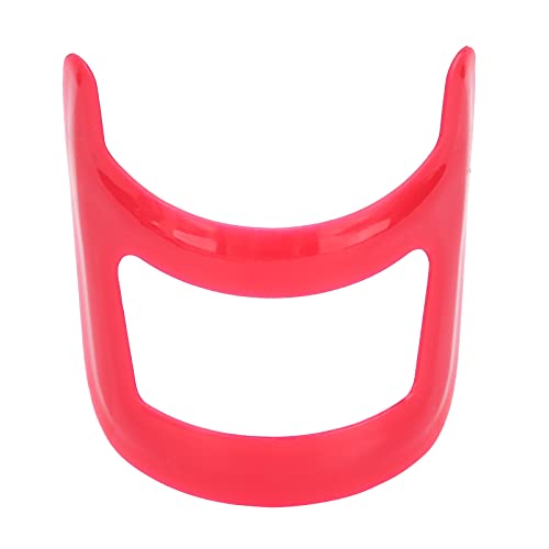4 Pcs Haircut Tool Kit Hairline,Beard Shaping Tool,Beard Styling Cutting Hairline Grooming Red Plastic Beard Template Set