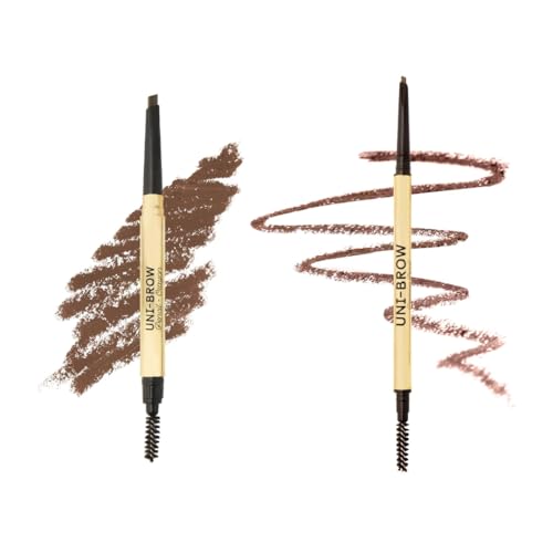 Winky Lux Uni-Brow Universal Eyebrow Pencil & Precision Eyebrow Pencil Bundle ? Universal Shade, Defining & Detailing Brow Duo