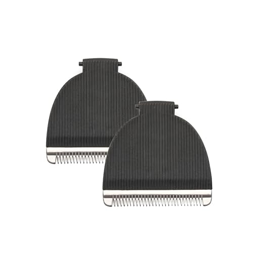 Trimmer Replacement Blade for Meridian Electric Body & Pubic Hair Trimmer Hygienic Ceramic Replacement Blades Compatible with Meridian Body Trimmer (Onyx & Sage)-Pack of 2