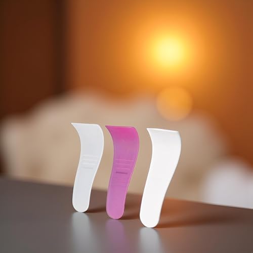 3Pcs Hair Wax Cleansing Spatulas, Sticks Mask Scraper,Non-Stick Wax Spatulas Hair Removal Waxing, Waxing Applicator, Depilatory Creams Removal Beauty Tools Shave and Hair Removal