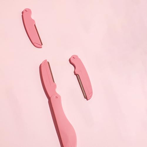 MCoBeauty - Precision Facial Razor - Stainless Steel Hair Remover for Peach Fuzz & Brows, Smooth Makeup Base, Comfortable Hair Removal Tool - Vegan, Cruelty Free Beauty