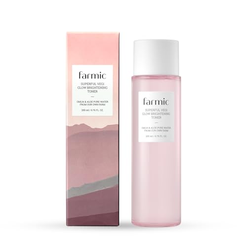 Superful Vegi Glow Toner 6.76 fl.oz (200ml) Aloe & Omija Soothing Moisturizer Facial Vegan Toner Hydrating Radiant Face Cruelty-Free Korean Daily Skincare Prep All Skin Types