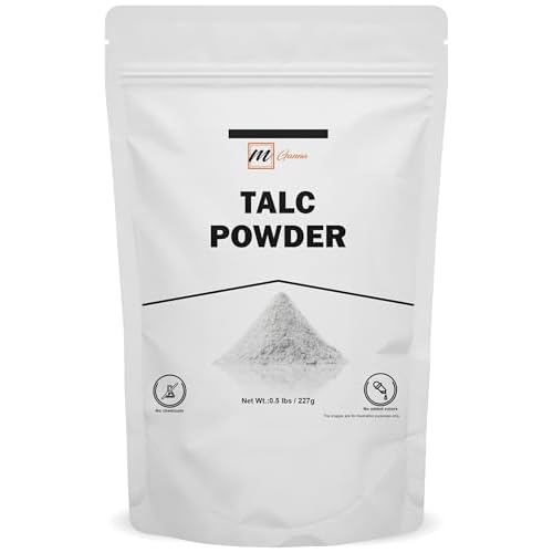 100% Natural Talc Powder for Facial Make-up, Absorption, Lubrication, and Multi-Purpose 0.5 LBS / 227 GMS