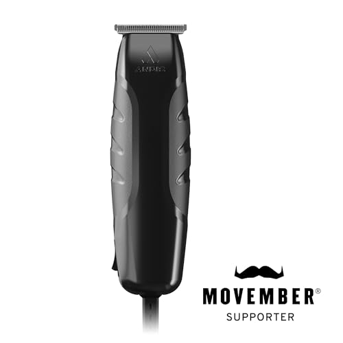 Andis 30285 Headliner 2, 11-Piece Hair Cutting Trimmer Kit, Carbon Steel T-Blade, Corded Electric, Black