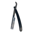 Elegance Turkish Slide Less Straight Razor Holder (Black & Silver)