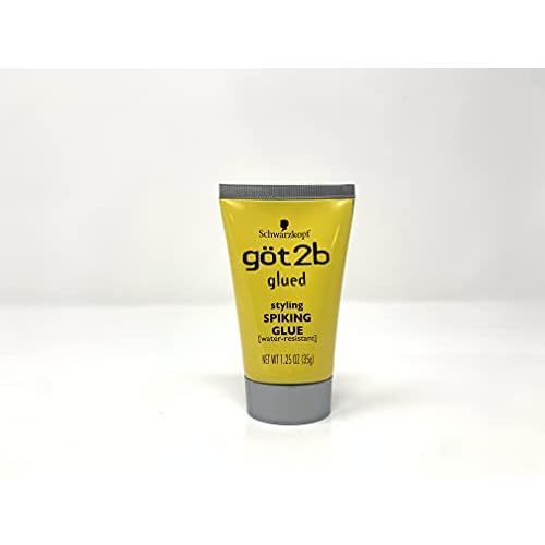 (6Pack) Glued Styling Spiking Water Resistant Glue Unisex by Got2B, 1.25 Ounce