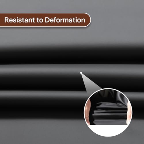 Reusable Massage Table Sheets, 87" x 51" Waterproof Massage Bed Cover PVC Wax Mat Pad Esthetician Bed Covers for Therapy Tattoo Beauty Salon SPA (Black,1pc)
