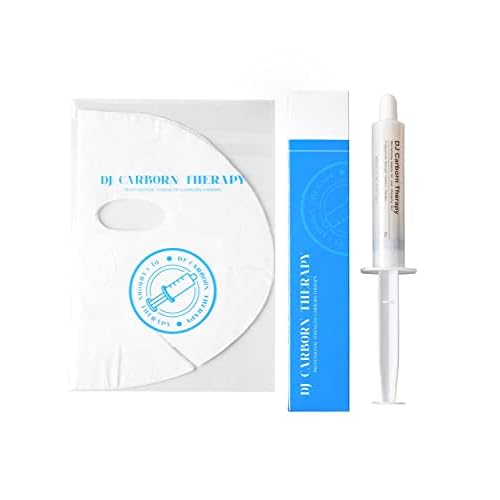 Carboxy CO2 Therapy: Face & Neck Gel Mask; All Skin Type; Pore Cleansing & Tightening Mask (5 Applications)