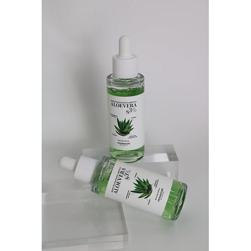 Aloe Vera 83% Moisture Soothing Ampoule 50 ml ? Hydrating& Calming Skin & Moisturizing with Hyaluronic Acid