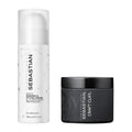Wolf Shag Cocktail Set | Sebastian Professional No.Breaker Bonding & Styling Leave-in Cream 4.9 oz + Sebastian Craft Clay, Remoldable Texturizing Hair Clay, 1.7 oz