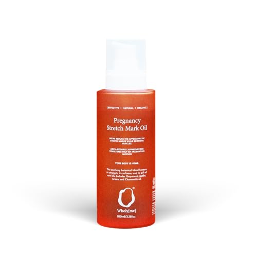 Natural Pregnancy Anti-Stretch Mark Oil - Body Care for Women & Postpartum - Prevents and Reduces Stretch Marks - Natural Formula - 100ml