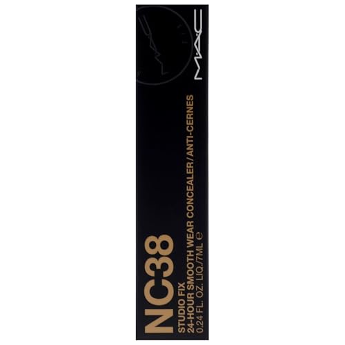 Studio Fix 24-Hour Smooth Wear Concealer - NC38 by MAC for Women - 0.24 oz Concealer