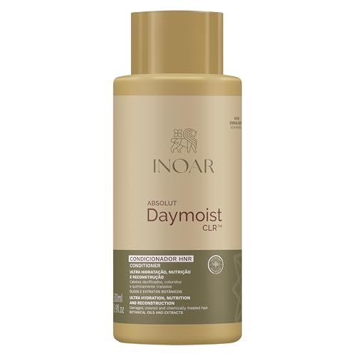 INOAR DayMoist Conditioner with Argan Oil Complex for Deep Conditioning & Repair, 16.9 Fl Oz