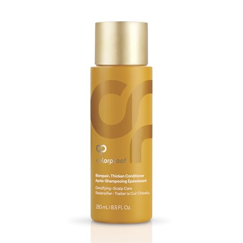 Colorproof Biorepair Thicken Conditioner for Thinning Color-Treated Hair, Nourishes & Stimulates Hair & Scalp, Thicker, Fuller Looking Hair, Sulfate-Free, Vegan