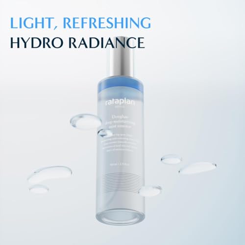 RATAPLAN Donghae Deep Moisturizing Mist Essence 2Pack - Blue Mist, Mineral Glow Mist, K Influencer Mist, Korean Skincare, Hydrating Facial Spray, Hyaluronic Acid, Collagen, Panthenol for Skin Barrier