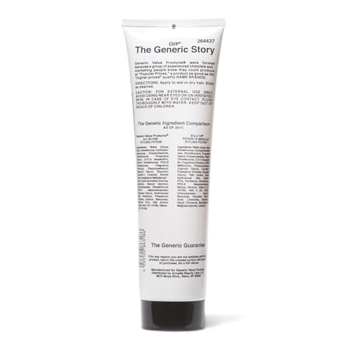 Generic Value Products AllinOne Styling Potion, Detangles, Reduces Frizz, Adds Softness and Shine, Lightweight, 5 Oz (Pack of 2)
