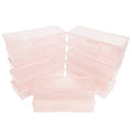 Plastic Implements Nail Tech Box, Pink Manicure Tool Box Nail Supply Storage Organizer Personal Box for Manicure Pedicure Kit (12pcs in pink)