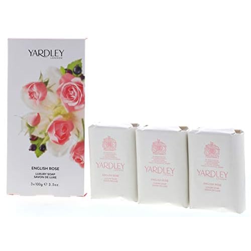 Yardley English Rose Luxury Soap, 100g (Pack of 3)