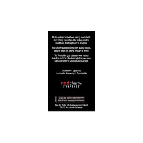 Red Cherry False Eyelashes #WSP (Pack of 3)