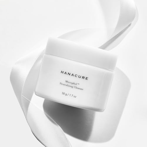 Hanacure¢ç Microphol Neutralizing Cleanser - pH Balanced Face Wash for Sensitive Skin, Exfoliating Face Wash (Pack of 2)