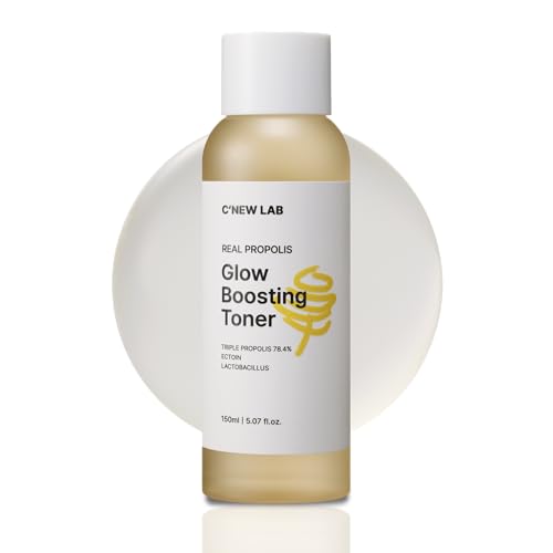 C¡¯New LAB Real Propolis Glow Boosting Toner 150ml (5.07 fl.oz.) | Deep Hydration & Skin Barrier Strengthening Toner | Propolis Extract, Honey Extract, Panthenol, Korean Skin Care