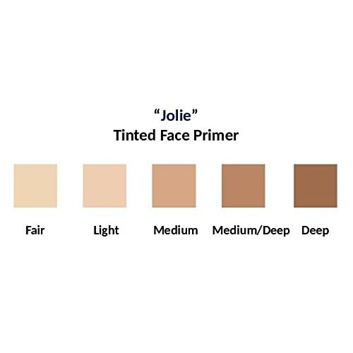 Jolie Tinted Foundation Face Primer SPF 20 Sunscreen, Supreme Hydration - All Skin Types (Fair)