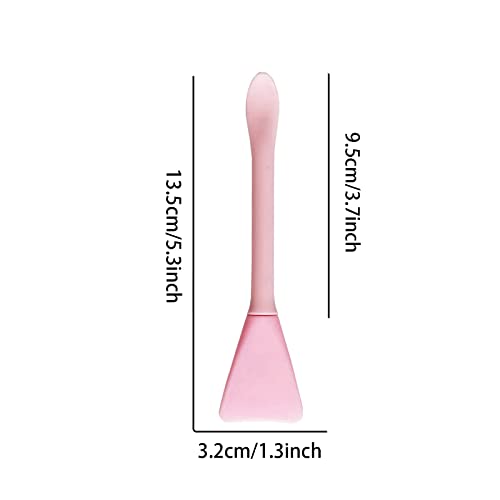 10PCS Silicone Face Mask Brushes Makeup Spatula Face Mask Applicator Skincare Spatula Lotion Spatula Face Cream Applicator Spa Makeup Tools for Facial Skin Care DIY Mask Mixing and Sampling Tool