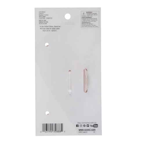 Scunci Collection Pearl Jaw Clip for Women, Blush Pink Marble Finish, Strong Hold Claw Hair Clip for Thick or Thin Hair, Everyday & Elegant Styles, 1-Piece