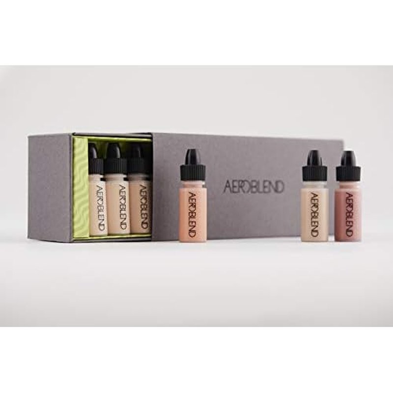 Aeroblend Airbrush Makeup Mini Sets (Light/Med)